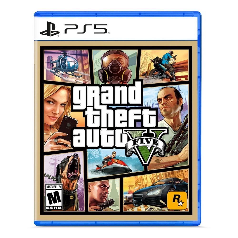 Brand NEW GTA 5 for PS5 Grand Theft Auto 5 playstation